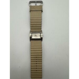 Kenneth Cole Reaction 33mm 7" New Battery RK2071 Watch Wide Leather Band Q